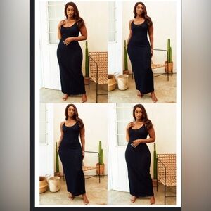 Rebdolls Pyla Fishnet Maxi Bodycon Dress Black 3X NWOT Summer Date Night